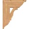 Ekena Millwork Balboa Traditional Smooth Bracket w/ Offset Brace, Western Red Cedar, 7 1/2"W x 18"D x 22"H BKT0806X18X22BOA01SWR - alternate 2